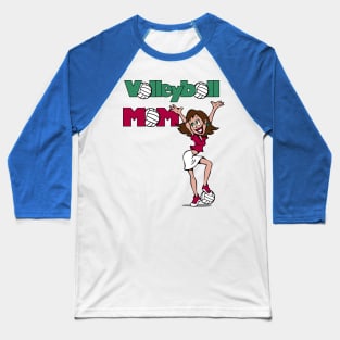 Volleyball Mom Baseball T-Shirt